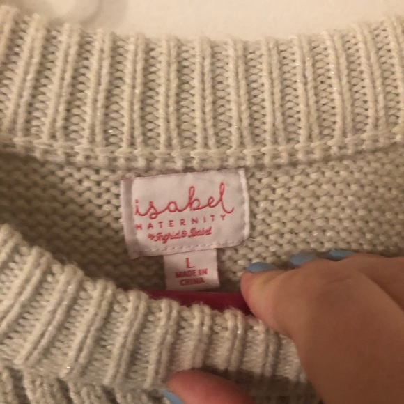 Target maternity sweater size L - Picture 2 of 2